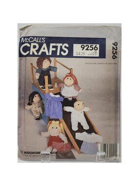 McCall's 16" Doll Clothes Pattern #9256 Factory Folded